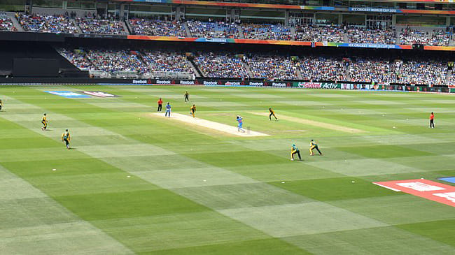 An ODI cricket match |