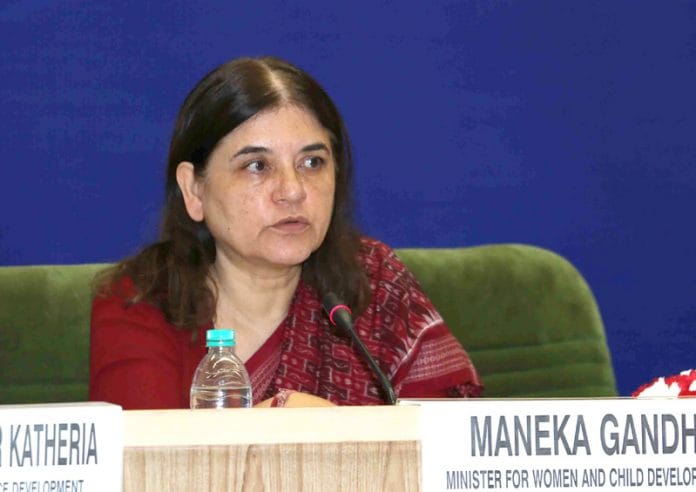 File photo of Women and Child Development minister Maneka Gandhi | Facebook