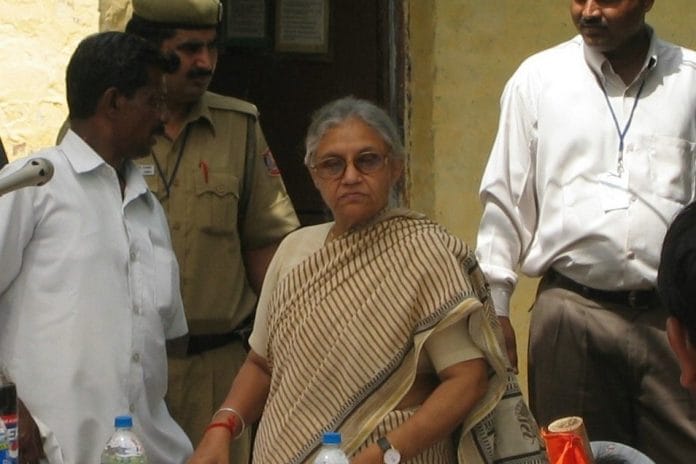 File image of Sheila Dikshit | Twitter