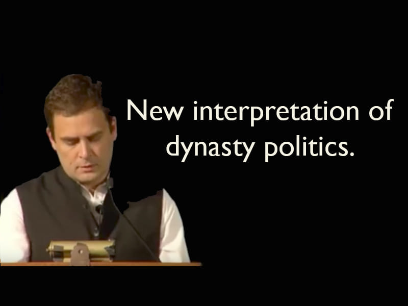What stood out in Rahul Gandhi's speech in University of California, Berkeley