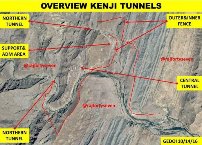A Google Earth image shows the site of the new nuclear facility in Blauchistan