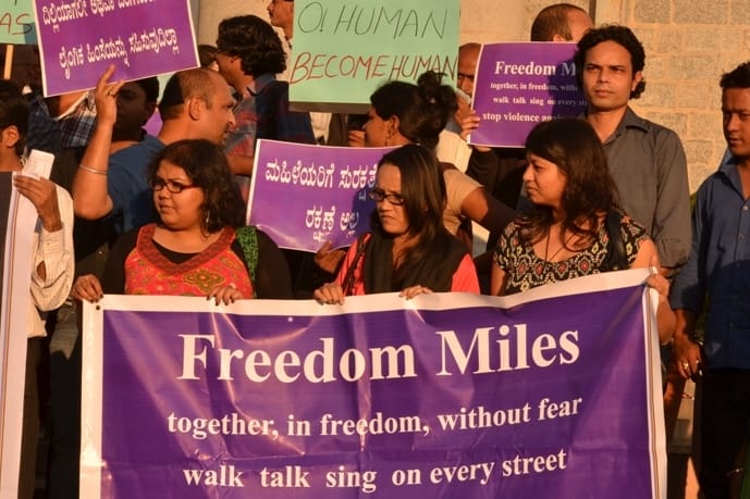 Protests in the aftermath of the Delhi gang-rape.
