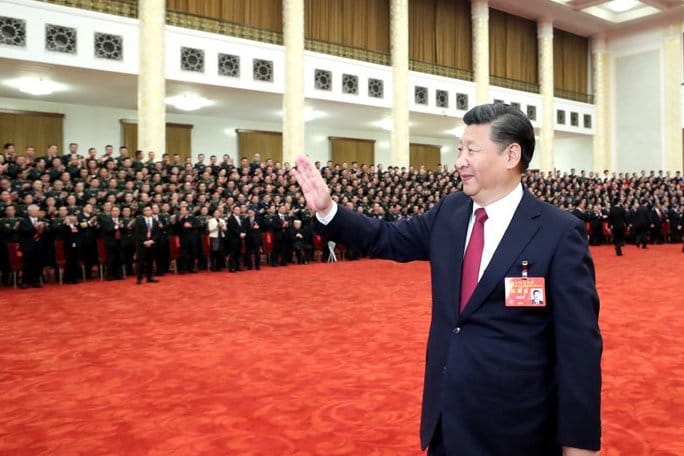 Xi Jinping at the China Communist Party conference