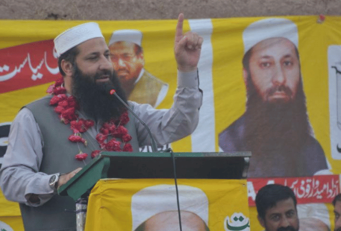 Liaqat Ali Khan giving a speech