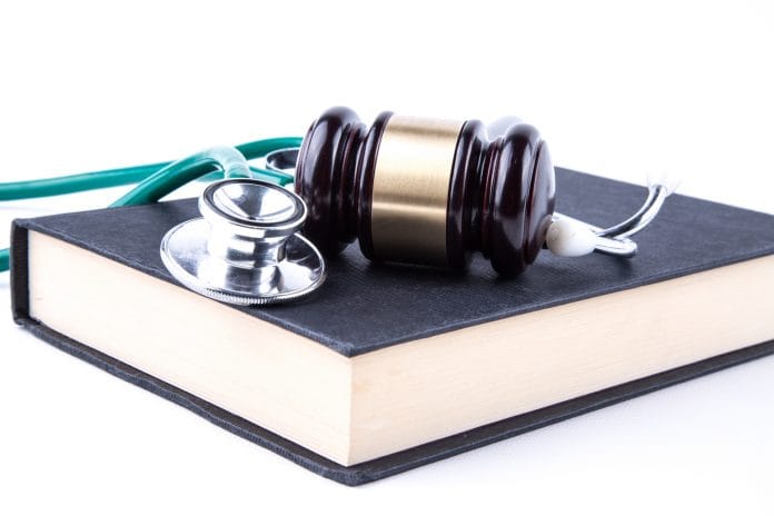 Gavel and stethoscope