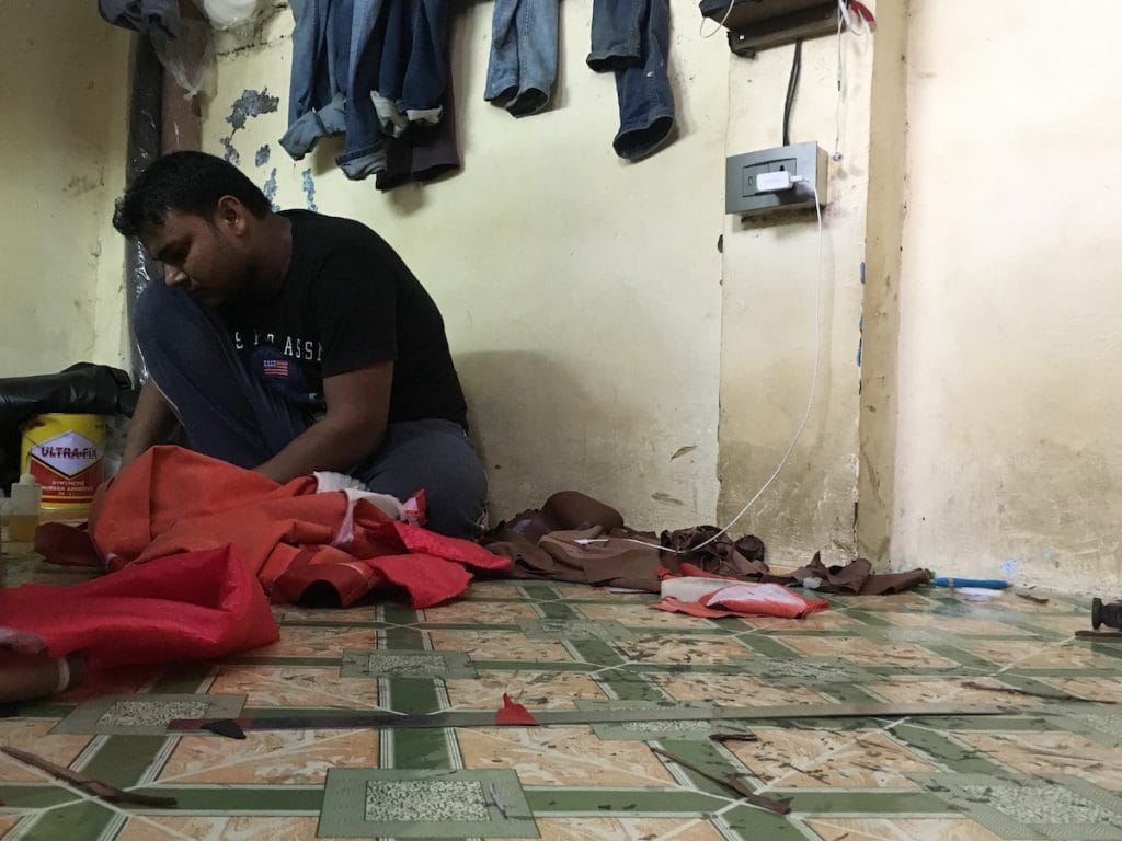 Dharavi shops are badly hit by the 2015 Maharashtra govt order curbing supply of bullock hide as well as note ban and GST.