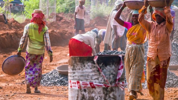 Villager working as manual labourers | Flickr