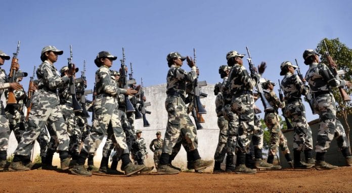 CRPF women constables perform drills