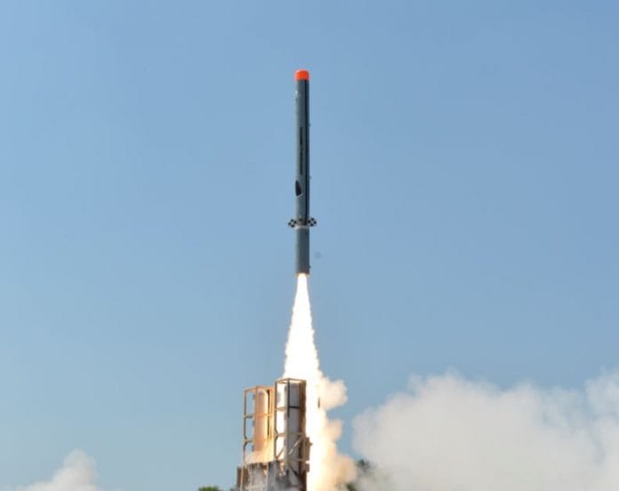 Missile test