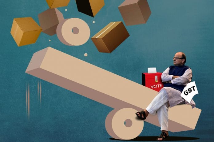 A representational image of Arun Jaitley and GST