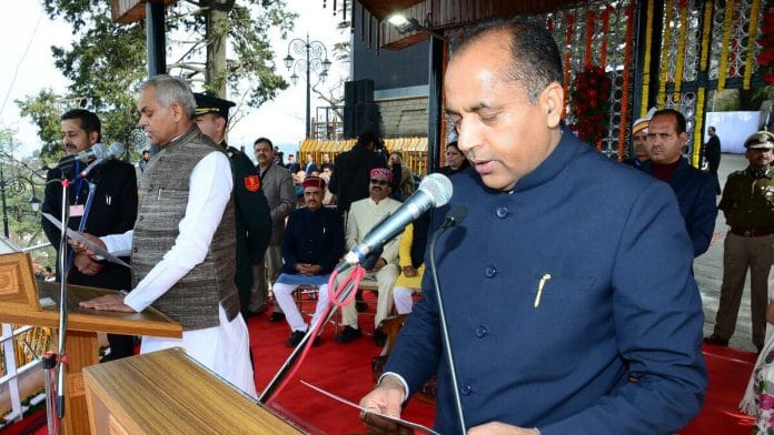 File photo of Himachal Pradesh CM Jai Ram Thakur | @BJP4India Twitter page