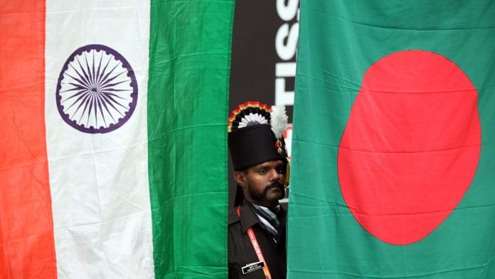 Representational Image of India and Bangladesh flag