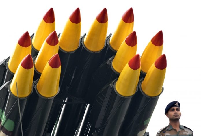 Smerch Multiple Rocket Launcher System during the Army Day Parade