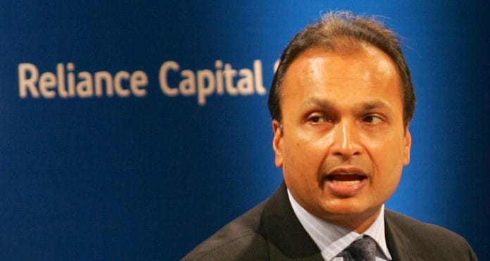Anil Ambani at AGM of Reliance Capital in Mumbai on Tuesday | Anshuman Poyrekar/Getty Images