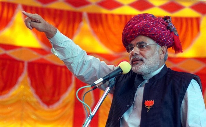 File photo Narendra Modi in Gujarat