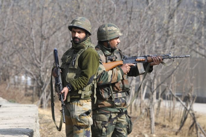 A representational image of soldiers in Kashmir | Waseem Andrabi/Hindustan Times via Getty Images