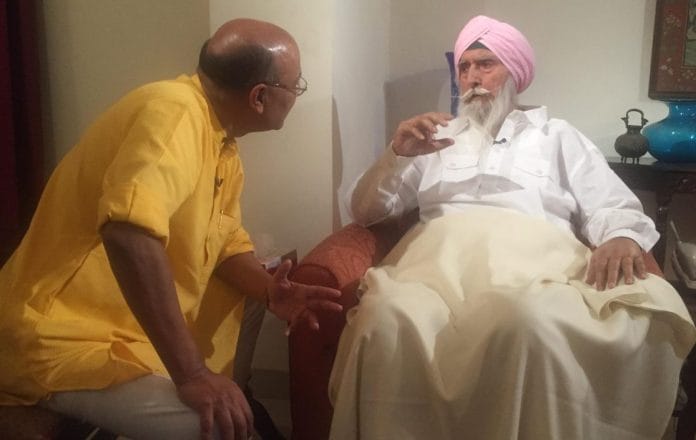 Shekhar Gupta with KPS Gill.