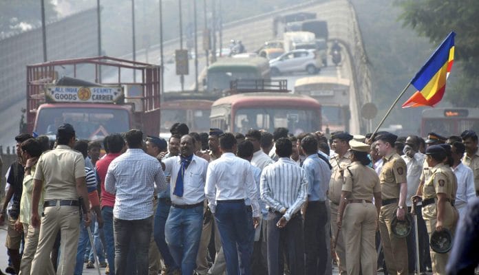 Dalit activists rally in Mumbai