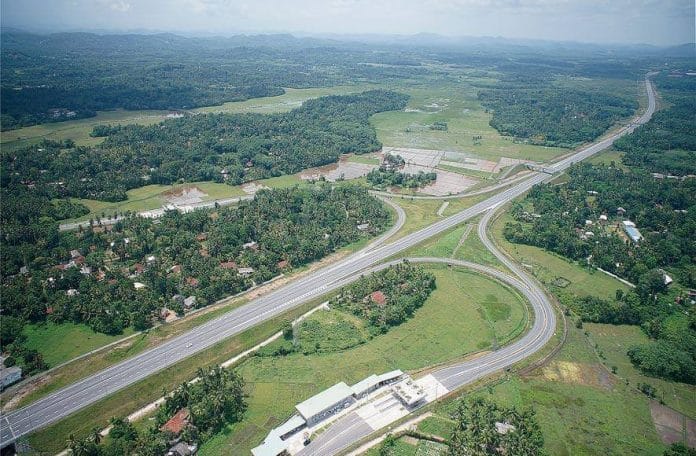 An infrastructure project completed by Chinese firm CHEC