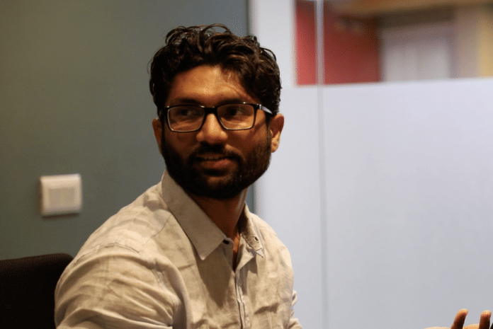 Dalit leader and Gujarat MLA Jignesh Mevani