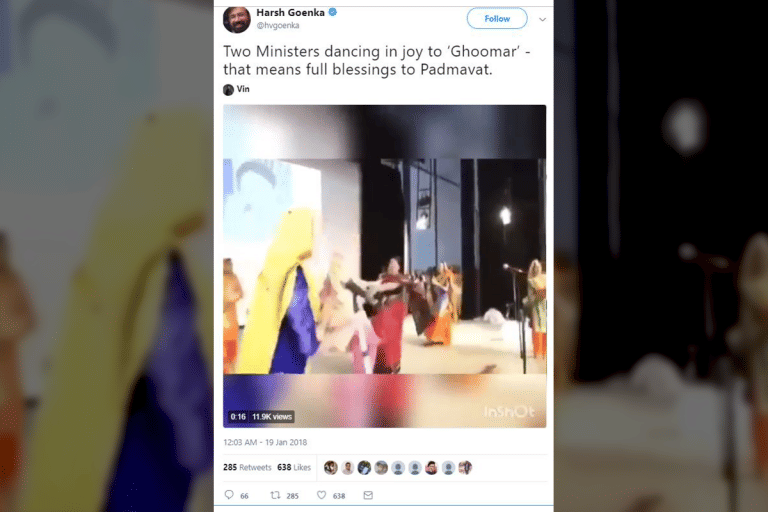 HoaXposed: Was Smriti Irani really dancing to ‘Ghoomar’?