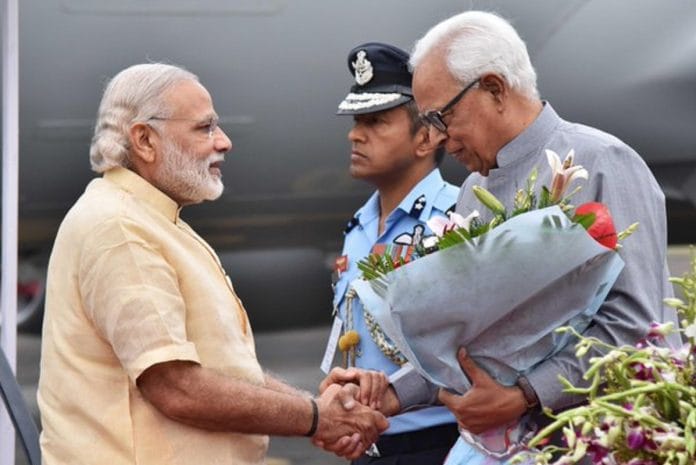 Narendra Modi and N.N Vohra