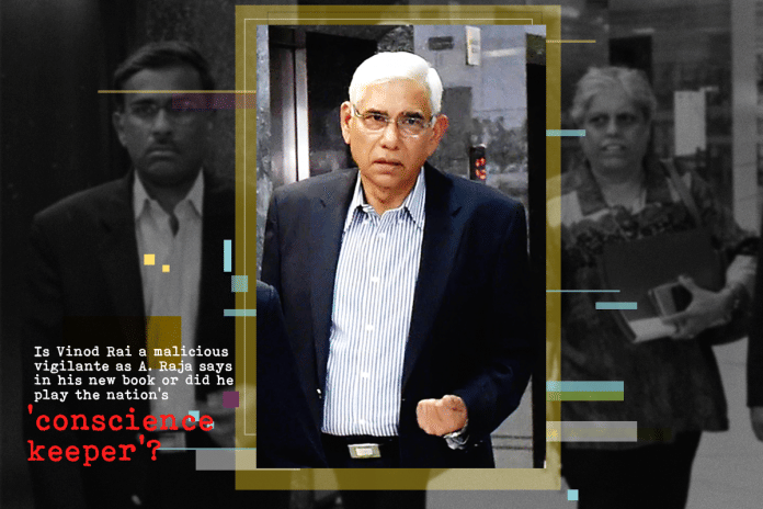 Former CAG Vinod Rai who A Raja has alleged was a vigilante