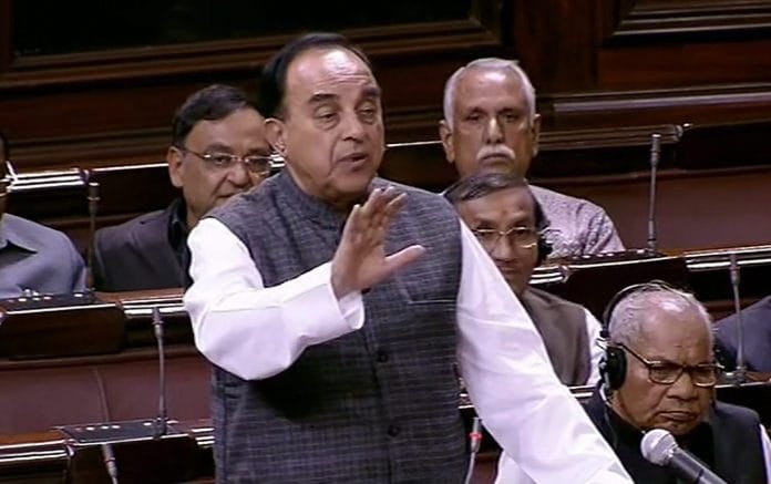 BJP MP Subramanian Swamy | PTI
