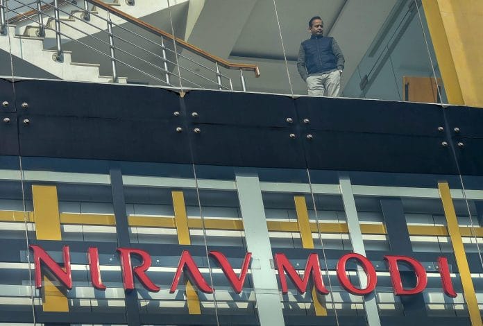 A Nirav Modi jewellery showroom after news of the PNB scam broke