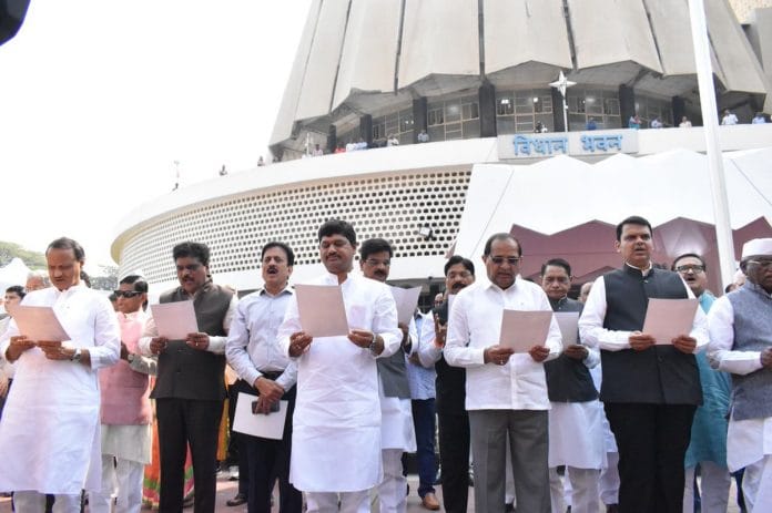 File photo of Maharashtra CM Devendra Fadnavis on World Marathi Day