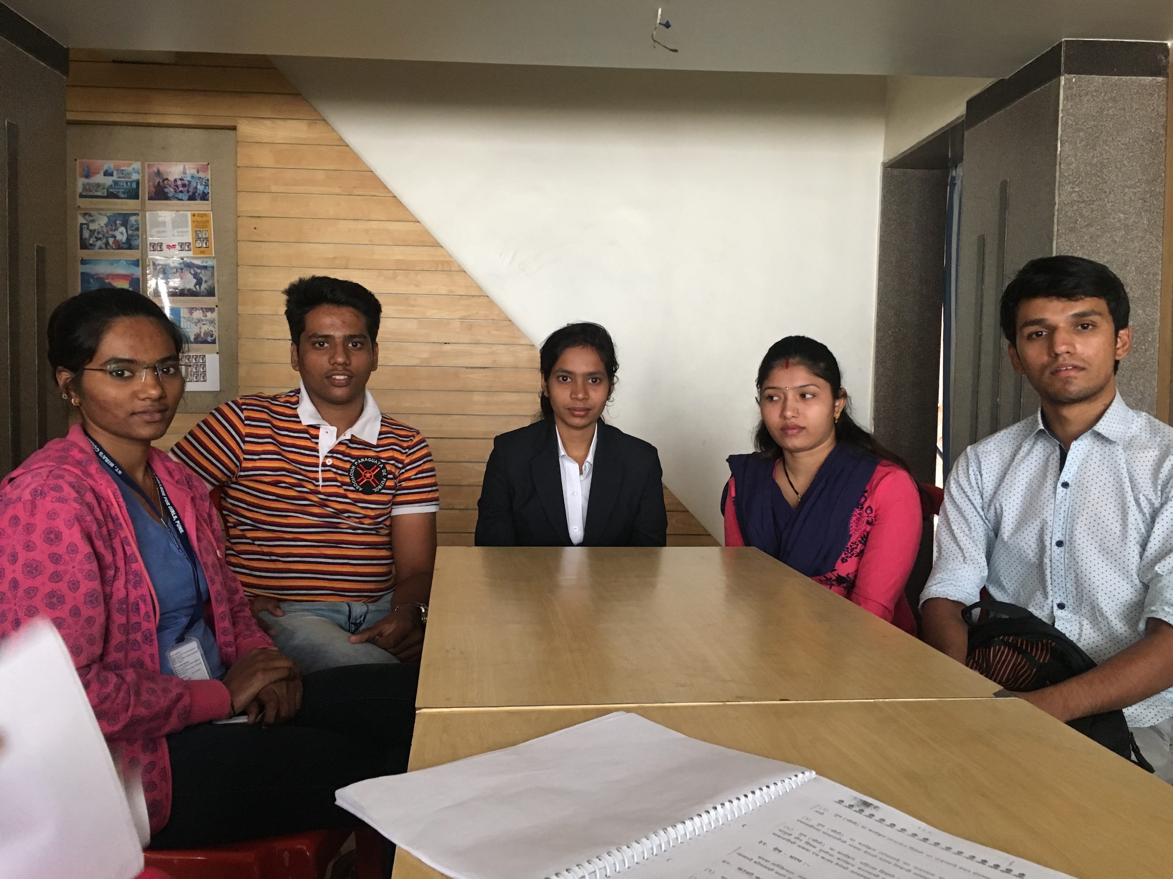 Siddharth Indrekar on the extreme right