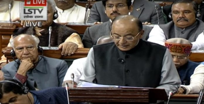 Arun Jaitley in Parliament