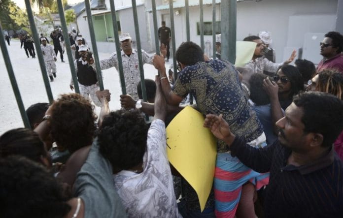Protests in Maldives