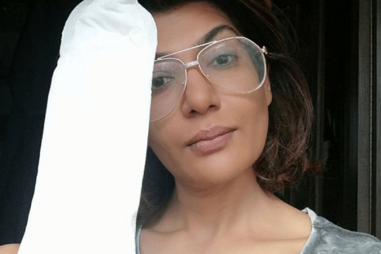 A Pakistani TV actor posted a picture with a pad and was attacked for being a bad Muslim