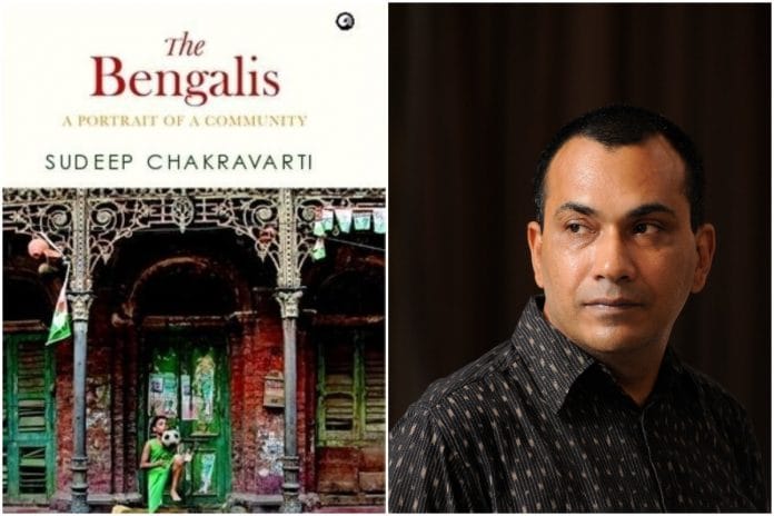 The Bengalis book cover and the author Sudeep Chakravarti