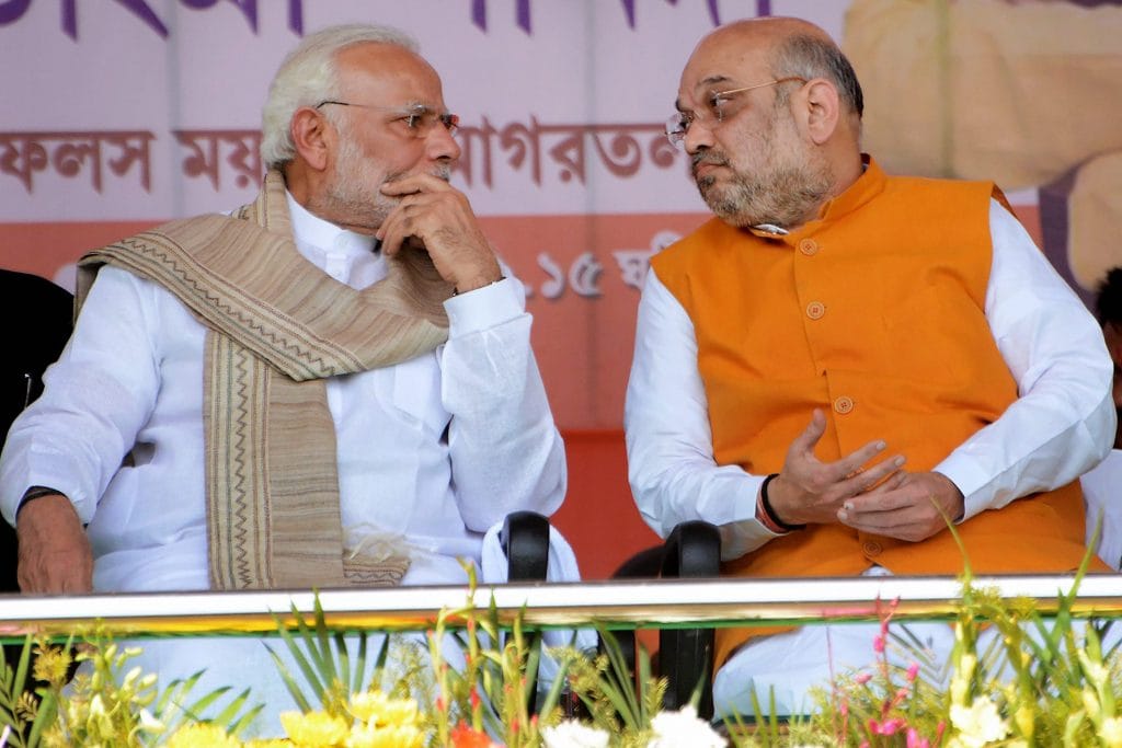 Amit Shah with Modi