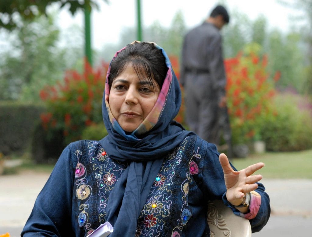 Jammu and Kashmir chief minister Mehbooba Mufti