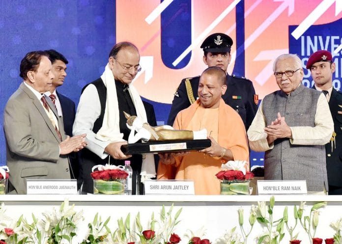 Yogi Adityanath and Arun Jaitley