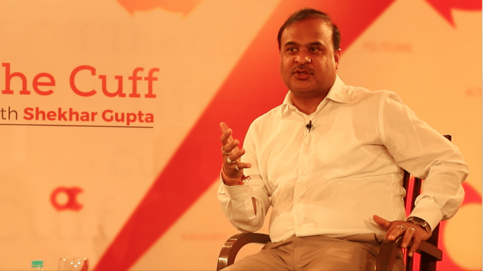 File photo of Himanta Biswa Sarma | ThePrint