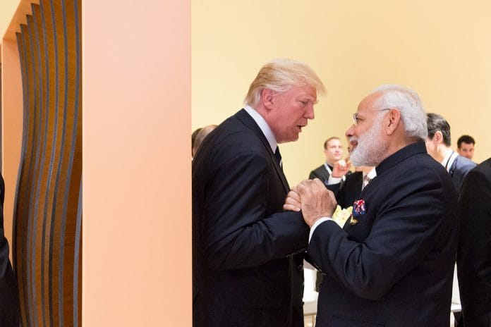 File photo of Donald Trump and Narendra Modi