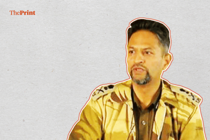 Illustration of Nagaland DGP Rupin Sharma