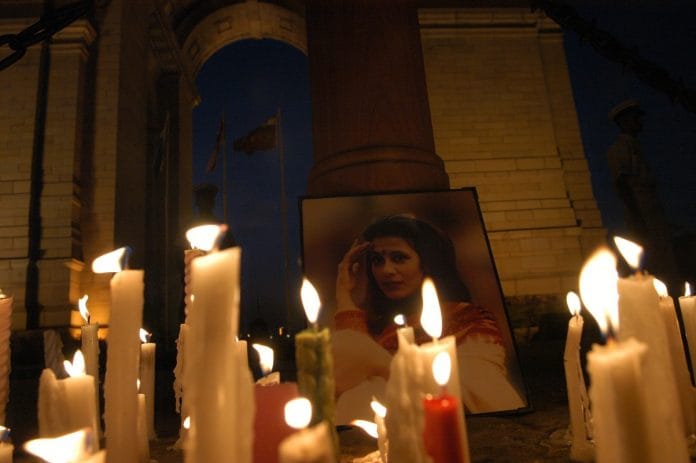 Protest and candlelit march at India Gate against the Verdict of the Jessica Lal murder case in New Delhi