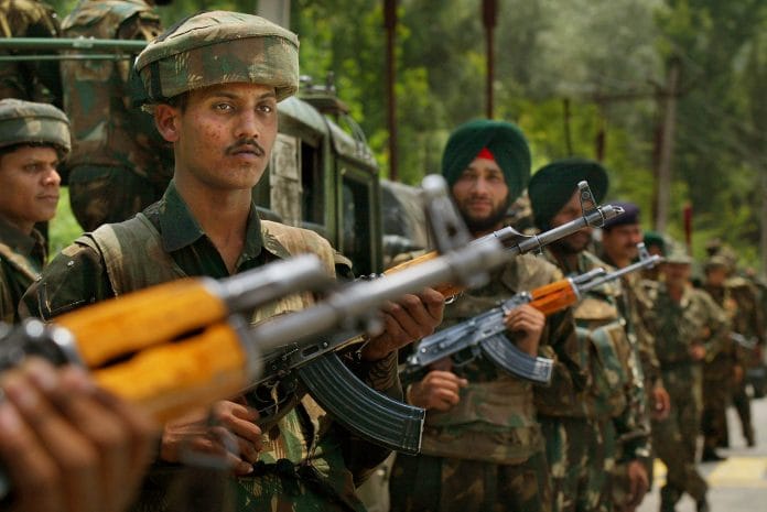 A file image of Indian Army in Srinagar | Paula Bronstein/Getty Images