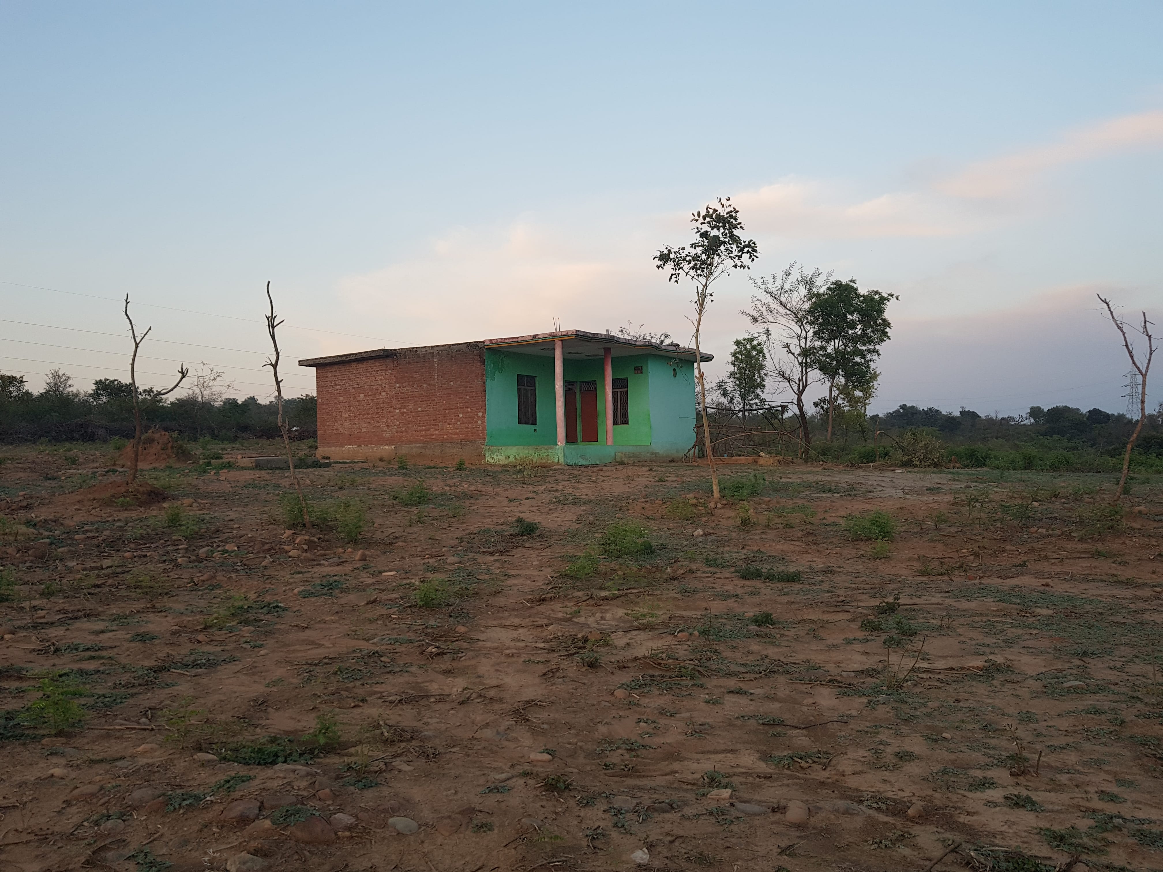 Victims's abandoned house