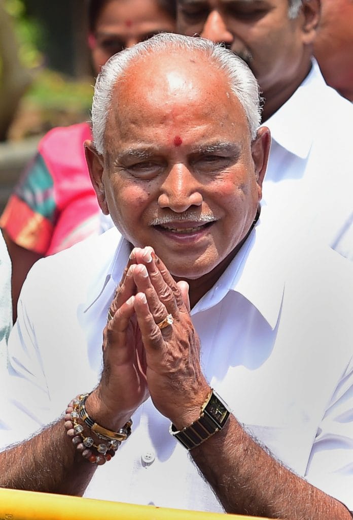 B.S. Yeddyurappa in Bengaluru