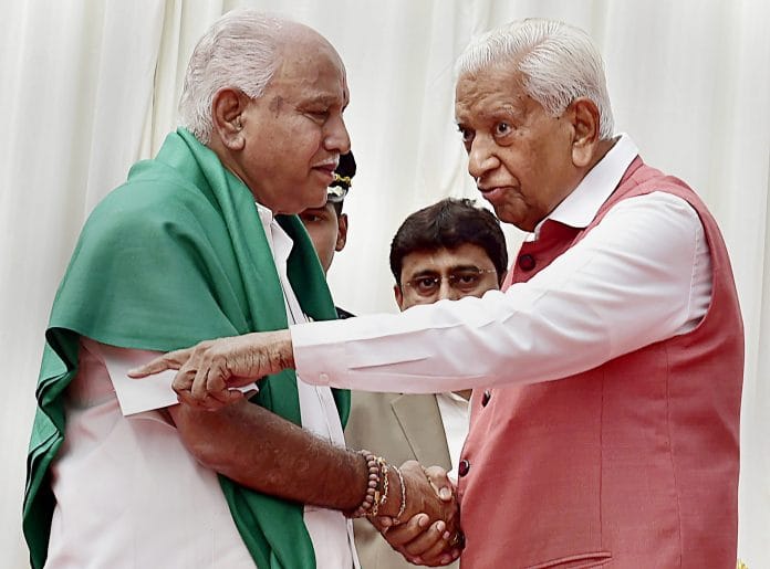 Yeddyurappa sworn-in as K'taka CM