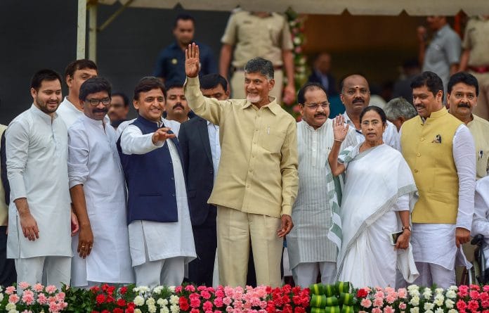 Chandrababu Naidu, Mamata Banerjee, Akhilesh Yadav, Tejashwi Yadav and others | PTI