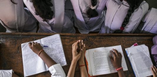 Students in a classroom | Bloomberg