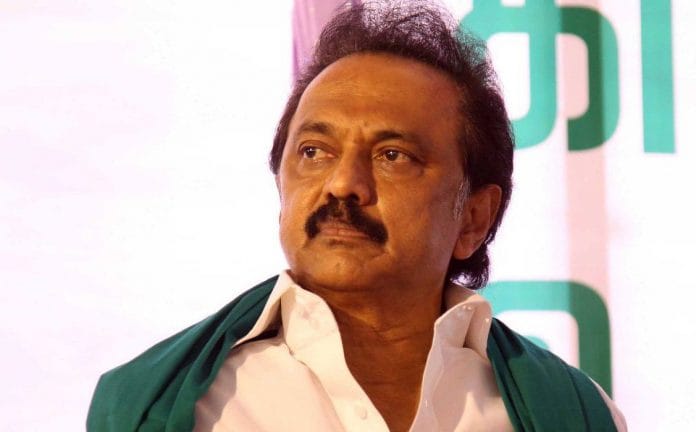 M.K. Stalin, working president of the Dravida Munnetra Kazhagam political party