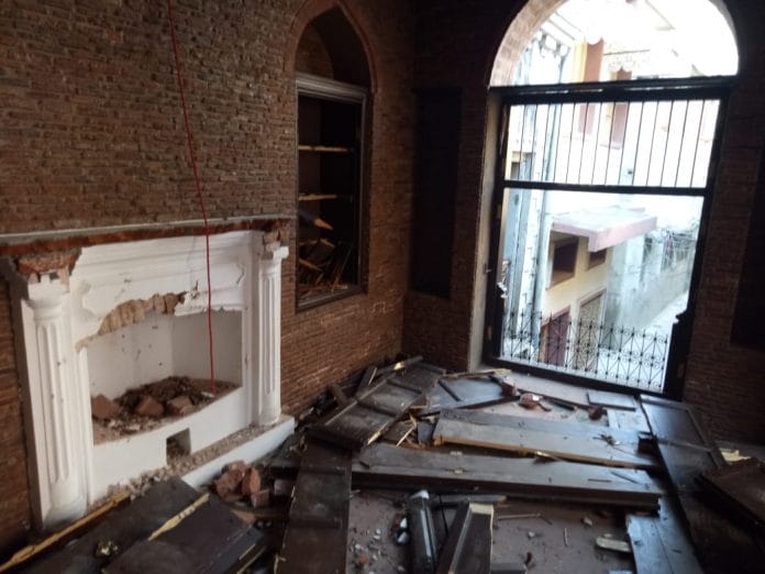 The razed Ahmediya mosque in Sialkot | Zafarullah Khan